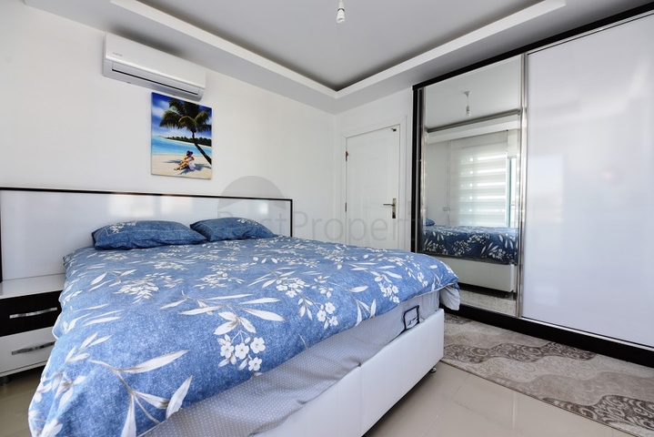 منزل احلامكم - اطلالة بحر - دوبلكس مفروشة 3 غرف وصالة - مجمع سكني حديث / مهموتلار / الانيا