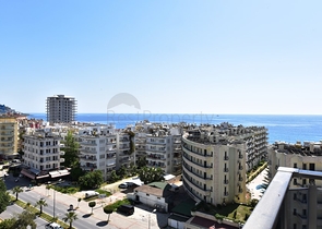 منزل احلامكم - اطلالة بحر - دوبلكس مفروشة 3 غرف وصالة - مجمع سكني حديث / مهموتلار / الانيا