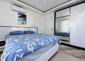 منزل احلامكم - اطلالة بحر - دوبلكس مفروشة 3 غرف وصالة - مجمع سكني حديث / مهموتلار / الانيا