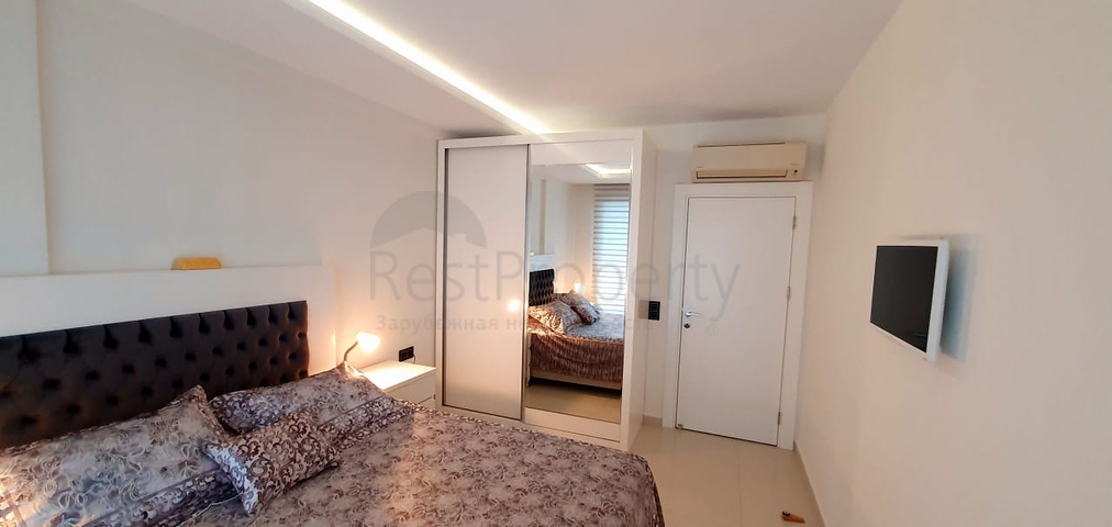 قمة التميز والفخامة - اطلالة بحر مباشرة - شقة غرفة وصالة ضمن مجمع  نجوم -كارجي جاك / الانيا 