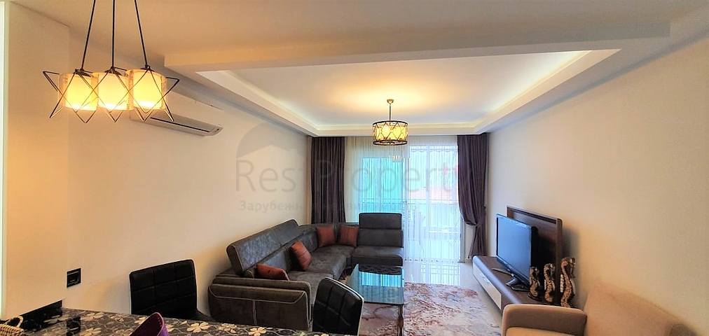 قمة التميز والفخامة - اطلالة بحر مباشرة - شقة غرفة وصالة ضمن مجمع  نجوم -كارجي جاك / الانيا 