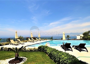 قمة التميز والفخامة - اطلالة بحر مباشرة - شقة غرفة وصالة ضمن مجمع  نجوم -كارجي جاك / الانيا 