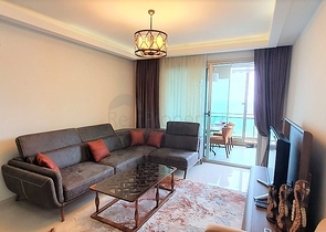 قمة التميز والفخامة - اطلالة بحر مباشرة - شقة غرفة وصالة ضمن مجمع  نجوم -كارجي جاك / الانيا 