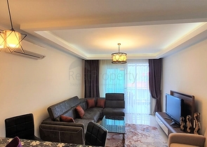 قمة التميز والفخامة - اطلالة بحر مباشرة - شقة غرفة وصالة ضمن مجمع  نجوم -كارجي جاك / الانيا 