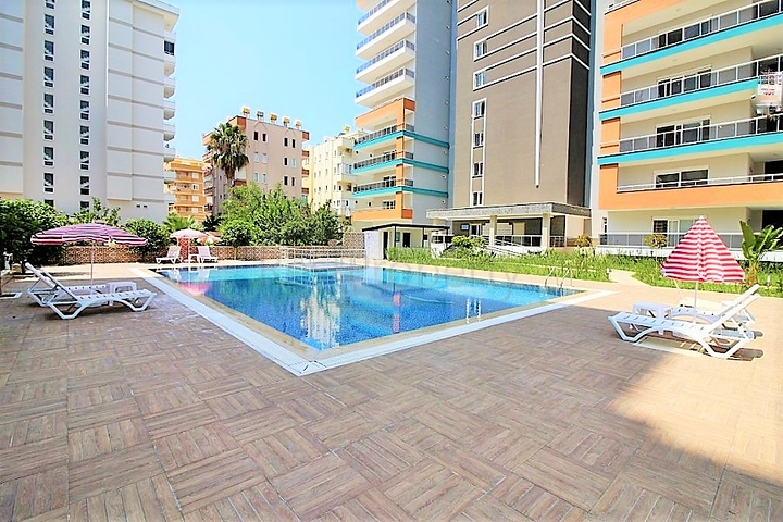 اطلالة بحر -دوبلكس 2 غرفة وصالة - ضمن مجمع حديث - مهموتلار / الانيا 