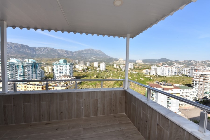 اطلالة بحر -دوبلكس 2 غرفة وصالة - ضمن مجمع حديث - مهموتلار / الانيا 