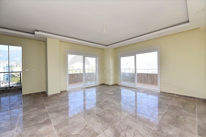 اطلالة بحر -دوبلكس 2 غرفة وصالة - ضمن مجمع حديث - مهموتلار / الانيا 