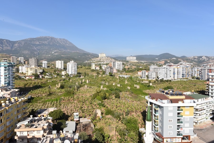 اطلالة بحر -دوبلكس 2 غرفة وصالة - ضمن مجمع حديث - مهموتلار / الانيا 