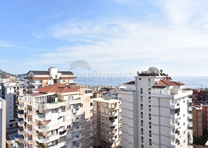 اطلالة بحر -دوبلكس 2 غرفة وصالة - ضمن مجمع حديث - مهموتلار / الانيا 