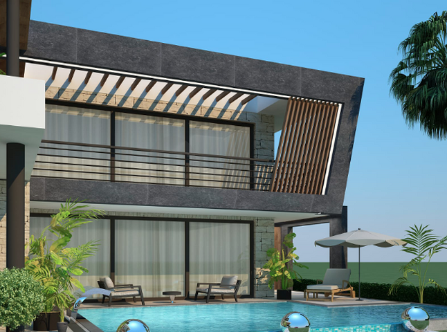 فيلا النخبة 3 + 1 في Camyuva Kemer على بعد 300 متر من الشاطئ