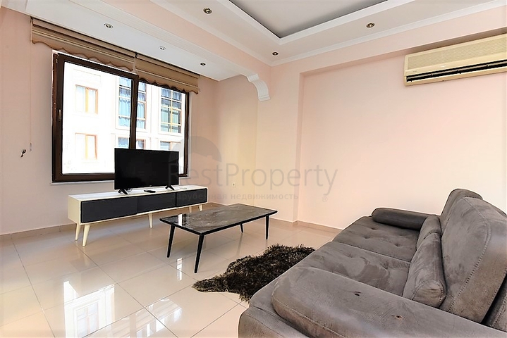 ضمن ارقى مناطق الانيا - شقة غرفة وصالة مفروشة - مجمع قريب من البحر - اوبا / الانيا 