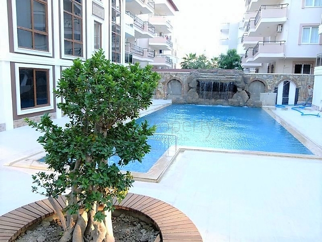 ضمن ارقى مناطق الانيا - شقة غرفة وصالة مفروشة - مجمع قريب من البحر - اوبا / الانيا 