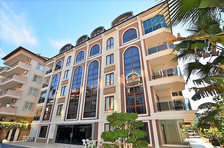 ضمن ارقى مناطق الانيا - شقة غرفة وصالة مفروشة - مجمع قريب من البحر - اوبا / الانيا 