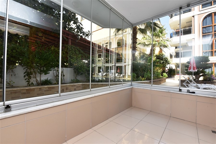 ضمن ارقى مناطق الانيا - شقة غرفة وصالة مفروشة - مجمع قريب من البحر - اوبا / الانيا 