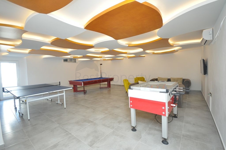 طابق مرتفع - مجمع فاخر - شقة مفروشة 2 غرفة وصالة - مهموتلار / الانيا 