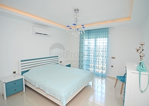 طابق مرتفع - مجمع فاخر - شقة مفروشة 2 غرفة وصالة - مهموتلار / الانيا 