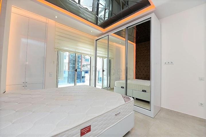 مجمع  5 نجوم - شقة مفروشة واسعة تصميم 1+2 - مهموتلار / الانيا