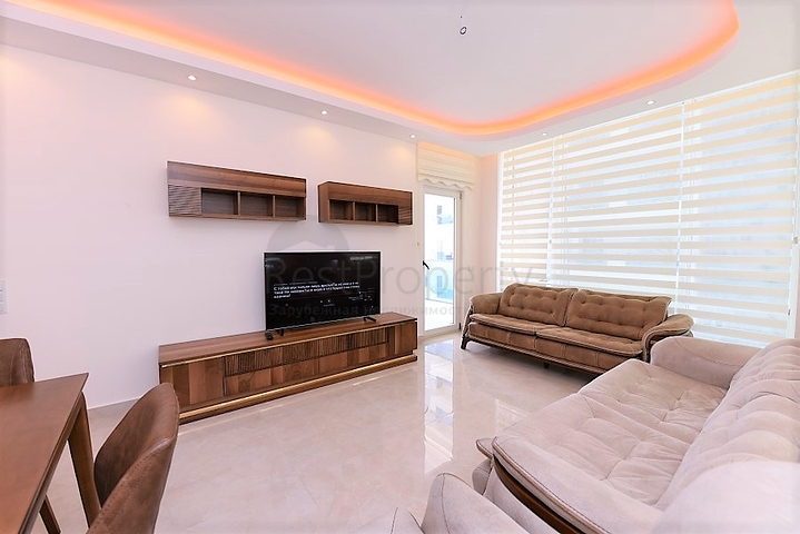 مجمع  5 نجوم - شقة مفروشة واسعة تصميم 1+2 - مهموتلار / الانيا