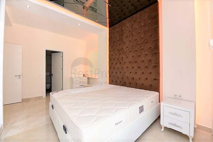 مجمع  5 نجوم - شقة مفروشة واسعة تصميم 1+2 - مهموتلار / الانيا