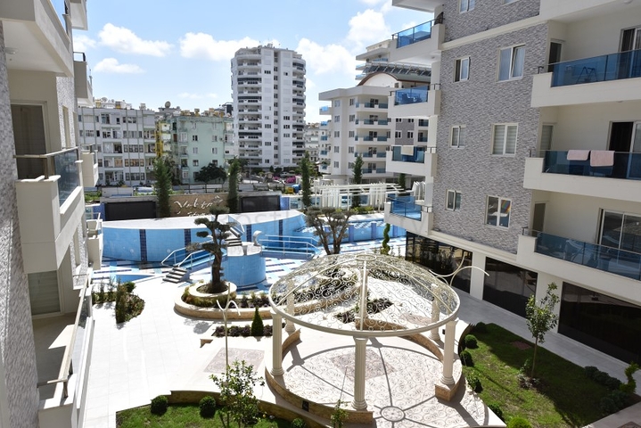 مجمع  5 نجوم - شقة مفروشة واسعة تصميم 1+2 - مهموتلار / الانيا