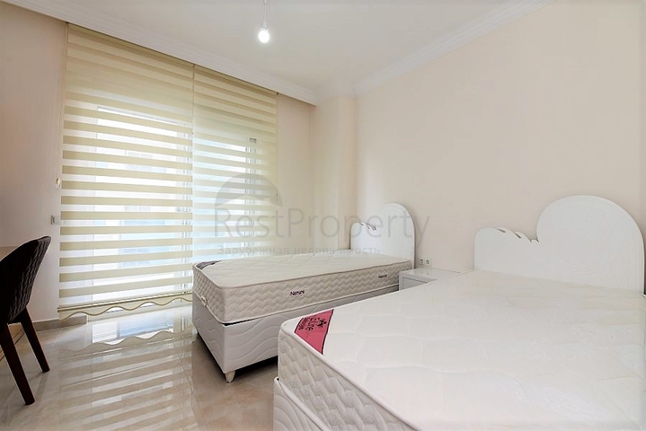 مجمع  5 نجوم - شقة مفروشة واسعة تصميم 1+2 - مهموتلار / الانيا