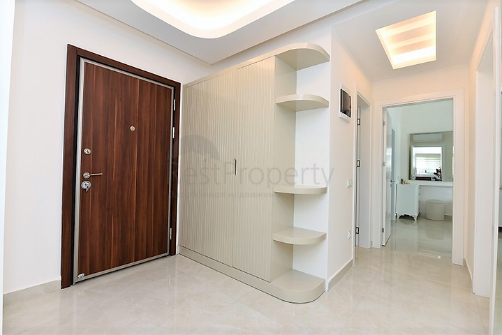 مجمع  5 نجوم - شقة مفروشة واسعة تصميم 1+2 - مهموتلار / الانيا