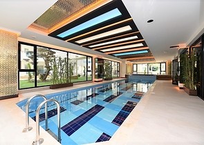 مجمع  5 نجوم - شقة مفروشة واسعة تصميم 1+2 - مهموتلار / الانيا