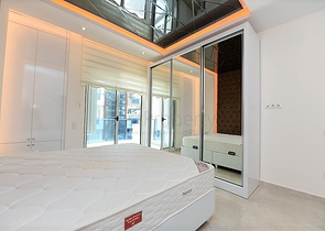 مجمع  5 نجوم - شقة مفروشة واسعة تصميم 1+2 - مهموتلار / الانيا