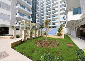 مجمع  5 نجوم - شقة مفروشة واسعة تصميم 1+2 - مهموتلار / الانيا