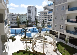 مجمع  5 نجوم - شقة مفروشة واسعة تصميم 1+2 - مهموتلار / الانيا