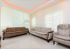 مجمع  5 نجوم - شقة مفروشة واسعة تصميم 1+2 - مهموتلار / الانيا