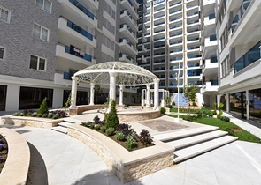 مجمع  5 نجوم - شقة مفروشة واسعة تصميم 1+2 - مهموتلار / الانيا