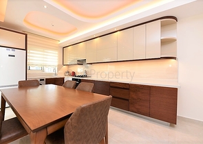 مجمع  5 نجوم - شقة مفروشة واسعة تصميم 1+2 - مهموتلار / الانيا