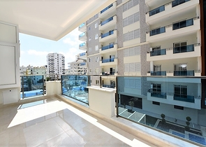 مجمع  5 نجوم - شقة مفروشة واسعة تصميم 1+2 - مهموتلار / الانيا