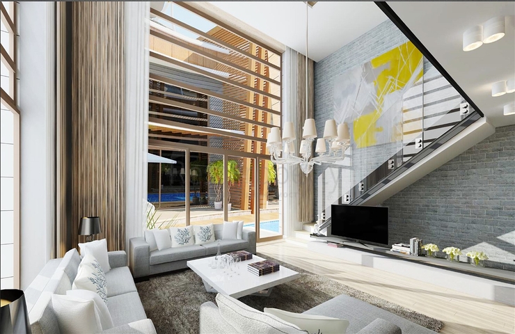 فلل 6 + 1 للبيع مع مسبح خاص وحديقة في كونيالتي