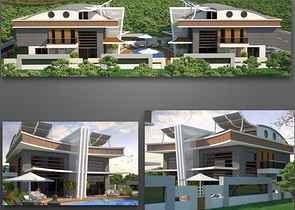 فلل 6 + 1 للبيع مع مسبح خاص وحديقة في كونيالتي