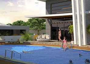 فلل 6 + 1 للبيع مع مسبح خاص وحديقة في كونيالتي