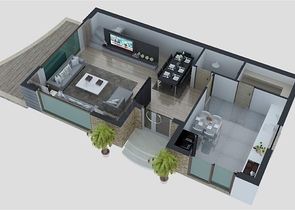 فلل 6 + 1 للبيع مع مسبح خاص وحديقة في كونيالتي