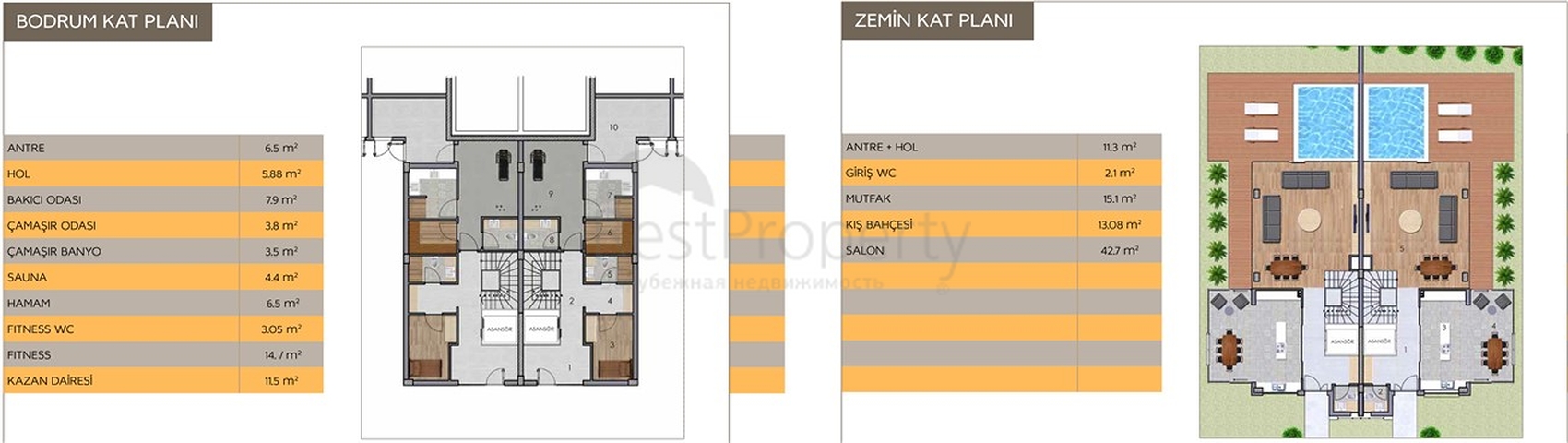 فلل فاخرة 6 + 1 ضمن مدينة انطاليا فلل فاخرة 6 + 1 ضمن مدينة انطاليا
