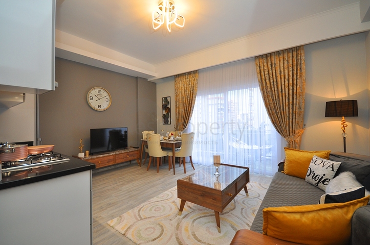 شقق 1+1 ضمن مجمع سكني حديث - مهموتلار / الانيا 