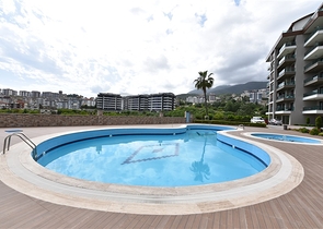 شقة عائلية ضمن مجمع سكني عائلي في منطقة جيكجلي الراقية / الانيا 