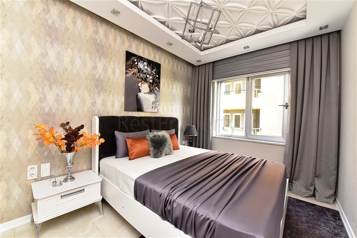 اطلاة مباشرة على البحر -شقة 1+1 - مجمع فاخر - مهموتلار / الانيا 