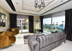 اطلاة مباشرة على البحر -شقة 1+1 - مجمع فاخر - مهموتلار / الانيا 