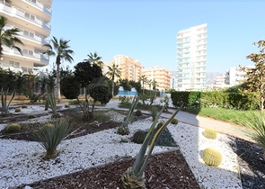 اطلاة مباشرة على البحر -شقة 1+1 - مجمع فاخر - مهموتلار / الانيا 