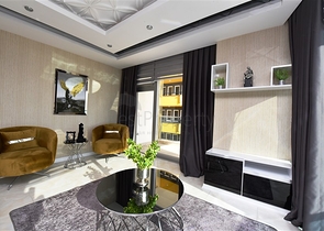 اطلاة مباشرة على البحر -شقة 1+1 - مجمع فاخر - مهموتلار / الانيا 