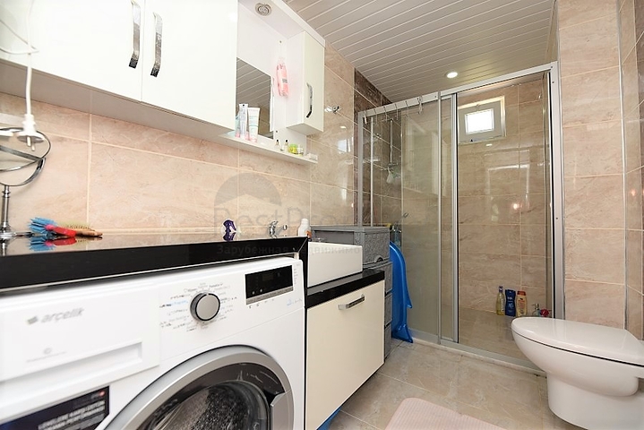 شقة العائلة - غرفتين وصالة مفروشة - مجمع قريب من البحر - مهموتلار /الانيا 