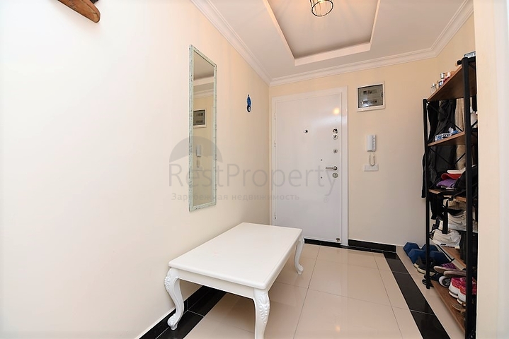 شقة العائلة - غرفتين وصالة مفروشة - مجمع قريب من البحر - مهموتلار /الانيا 