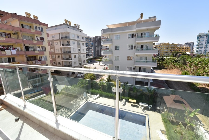 شقة العائلة - غرفتين وصالة مفروشة - مجمع قريب من البحر - مهموتلار /الانيا 