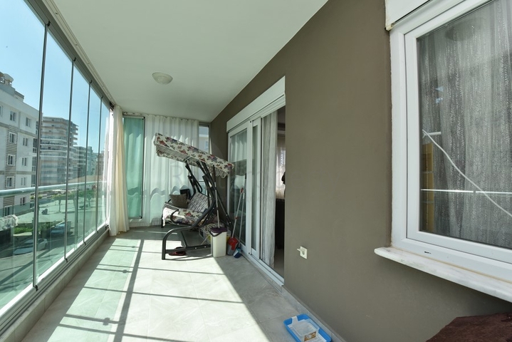 شقة العائلة - غرفتين وصالة مفروشة - مجمع قريب من البحر - مهموتلار /الانيا 