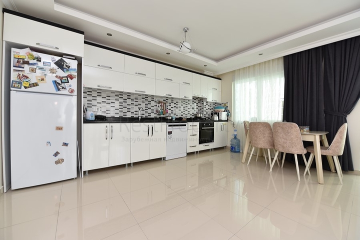 شقة العائلة - غرفتين وصالة مفروشة - مجمع قريب من البحر - مهموتلار /الانيا 